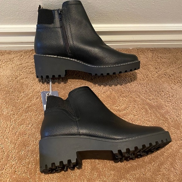 Universal thread women’s Black Ankle Boots Zipper New size 10 stylish comfort - Picture 15 of 15